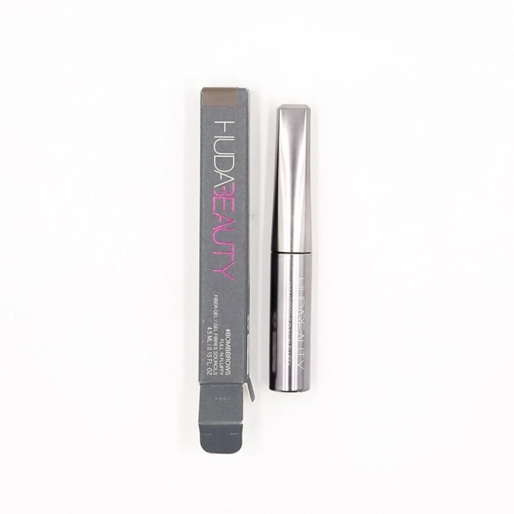 Huda Beauty - #BOMBBROWS Full 'n Fluffy Fiber Gel - 7 Black Brown
